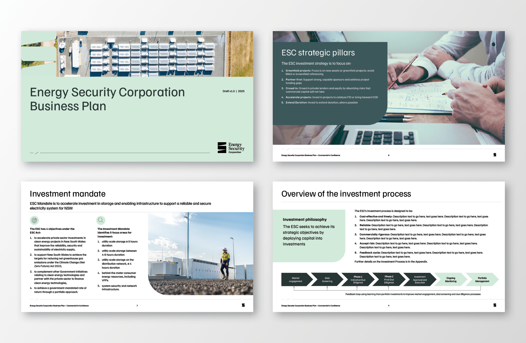 Energy Security Corporation Business Plan (Powerpoint)